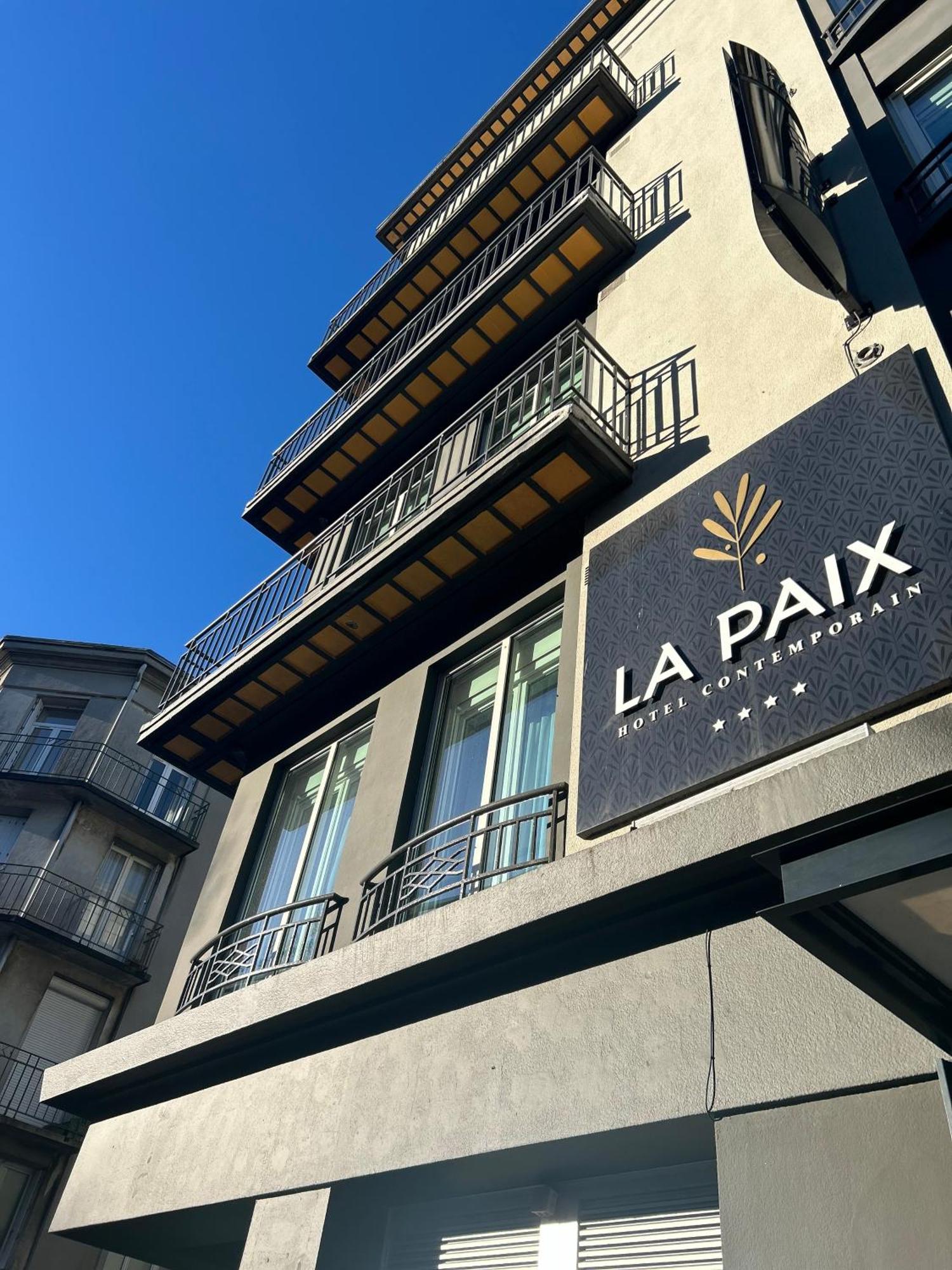 La Paix Hôtel Contemporain Brest centre ville Exterior foto
